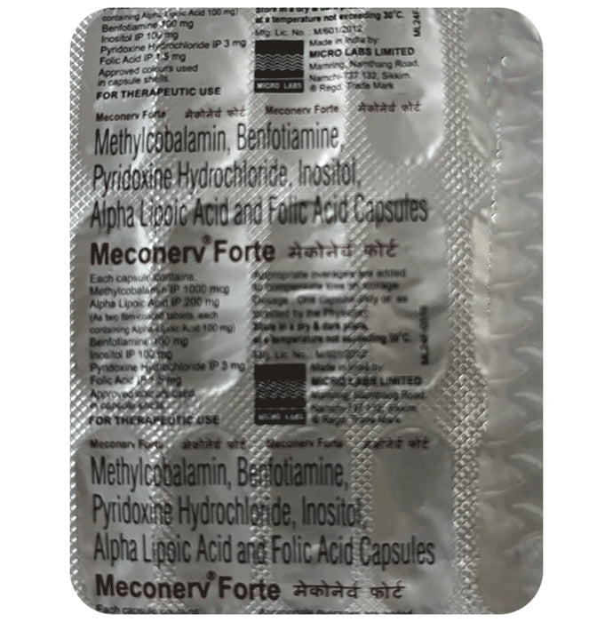 Meconerv Forte Capsule - Classic Derma