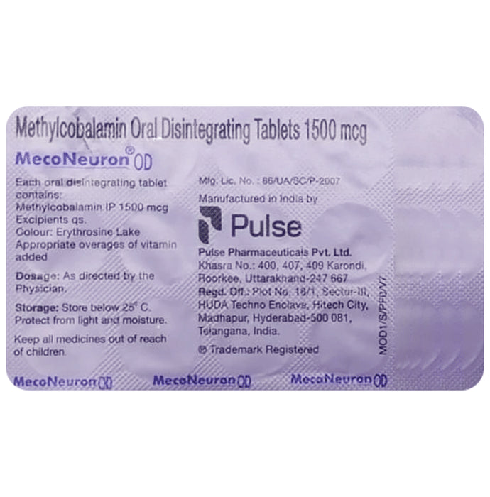 Meconeuron OD Tablet - Classic Derma