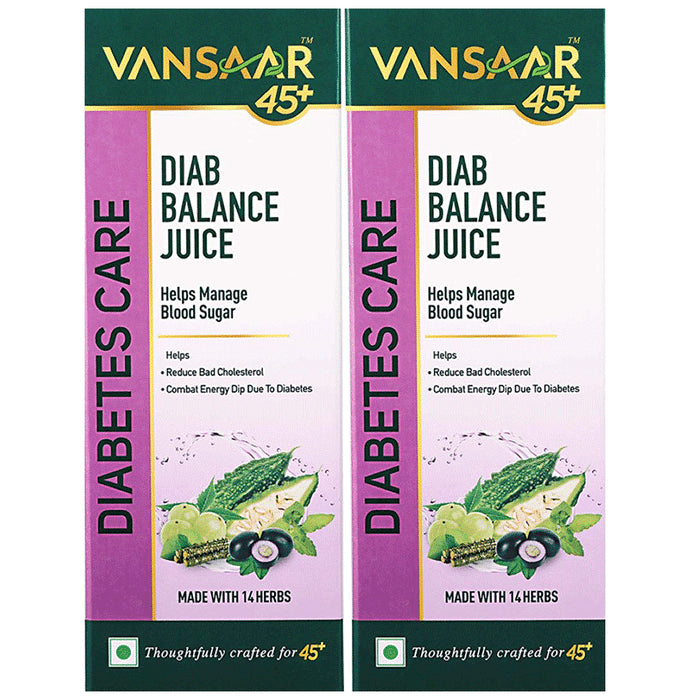 Vansaar 45+ Diab Balance Juice (1L Each) - Classic Derma