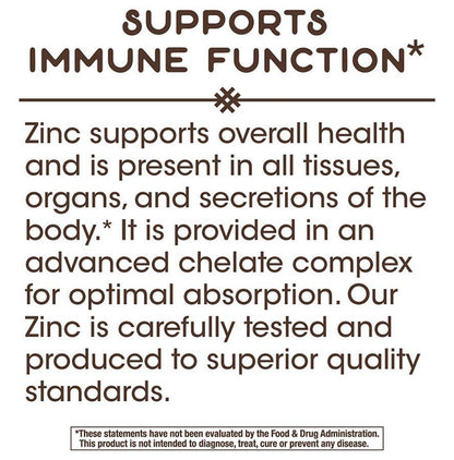 Nature's Way Zinc Chelate Capsule