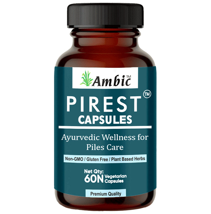 Ambic Pirest Vegetarian Capsule ( 60 Each) - Classic Derma