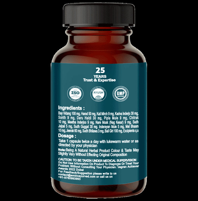 Ambic Pirest Vegetarian Capsule ( 60 Each)