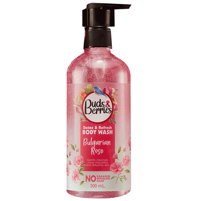 Buds & Berries Detox & Refresh Body Wash Bulgarian Rose - Classic Derma