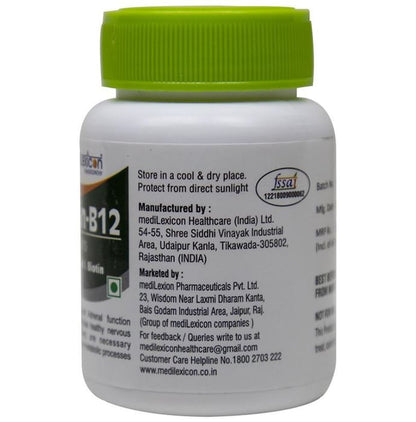 Medilexicon Vitamin-B12 Tablet with Folic Acid & Biotin