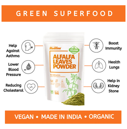 Medilina Alfalfa Leaves Powder
