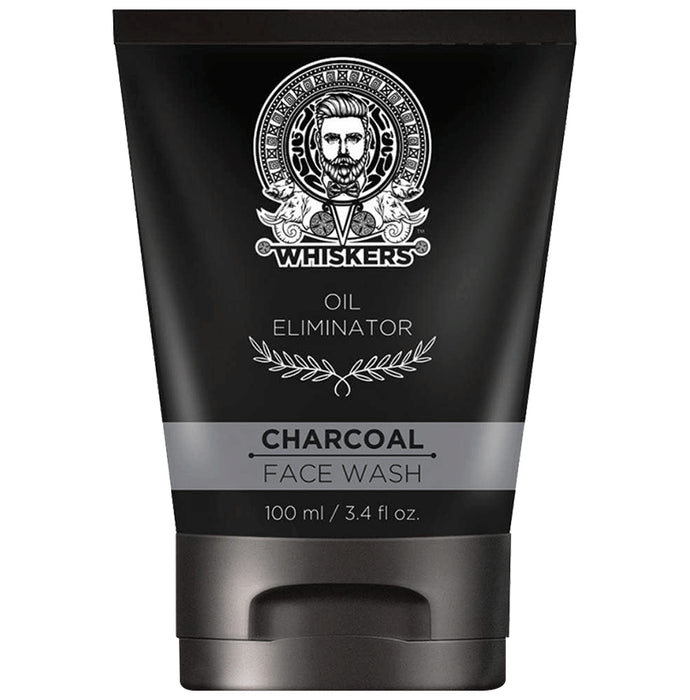 Whiskers Oil Eliminator Charcoal Face Wash - Classic Derma