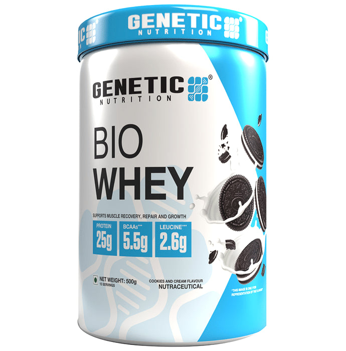 Genetic Nutrition Bio Whey Powder Cookie and Cream - Classic Derma