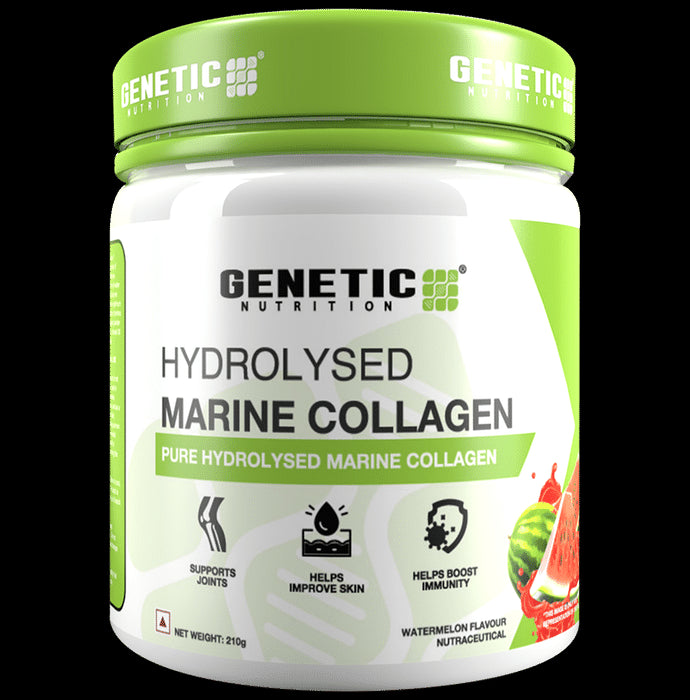 Genetic Nutrition Hydrolysed Marine Collagen Powder Watermelon - Classic Derma