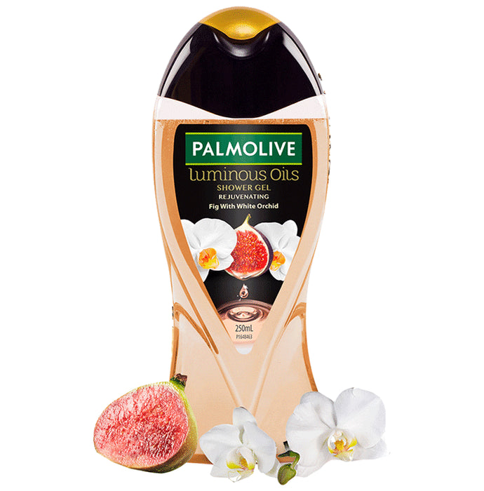Palmolive Rejuvenating Fig Oil with White Orchid Luminous Oils Shower Gel - Classic Derma