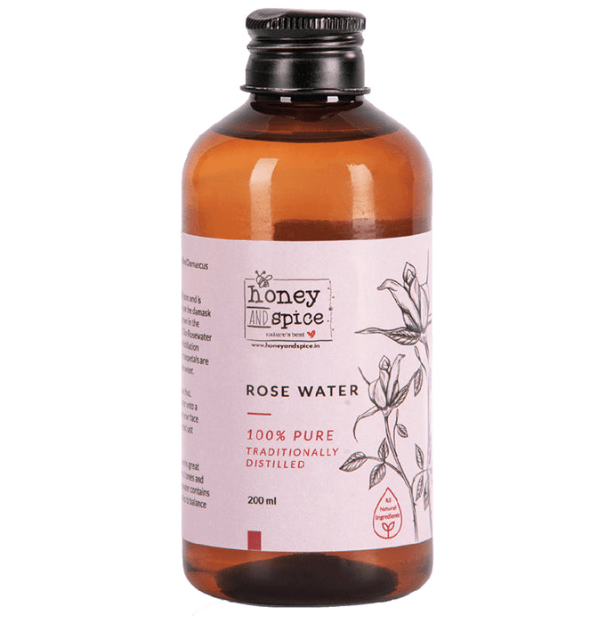 Honey and Spice 100% Pure Rose Water - Classic Derma