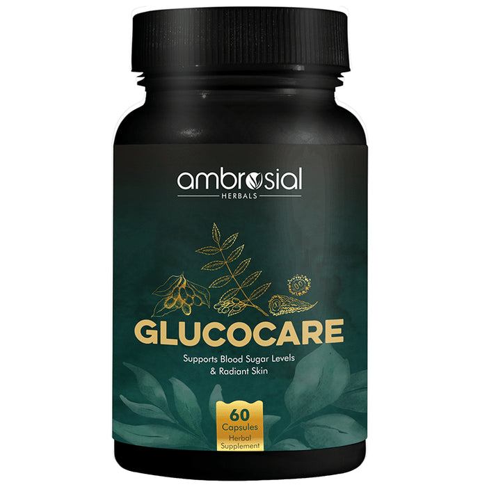 Ambrosial Herbals Glucocare Capsule - Classic Derma