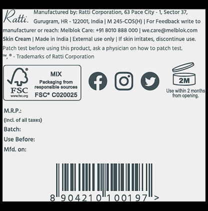 Melblok Pigmentation Control Moisturizing Cream SPF 15