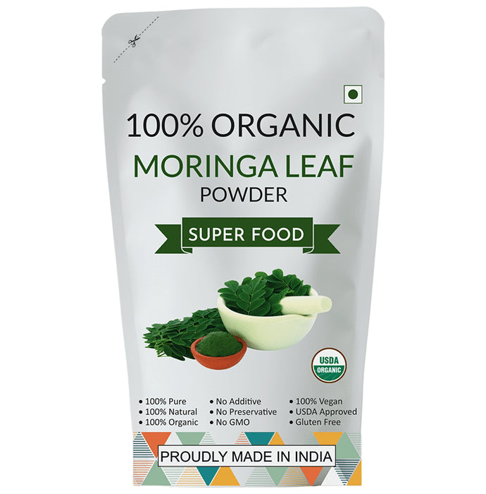 Meld wellness always 100% Organic Moringa Leaf Powder - Classic Derma