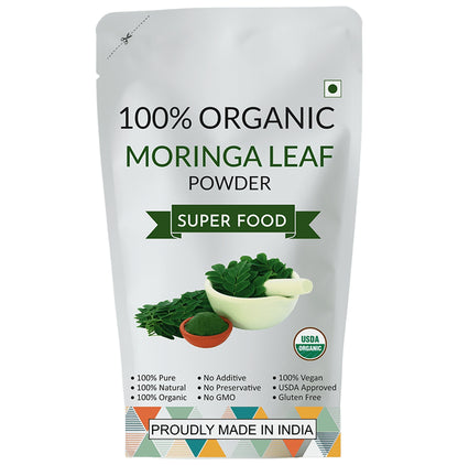 Meld wellness always 100% Organic Moringa Leaf Powder - Classic Derma