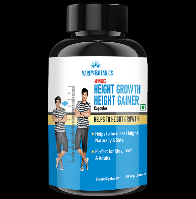 Varey Botanics Advanced Height Growth Height Gainer Veg Capsule - Classic Derma