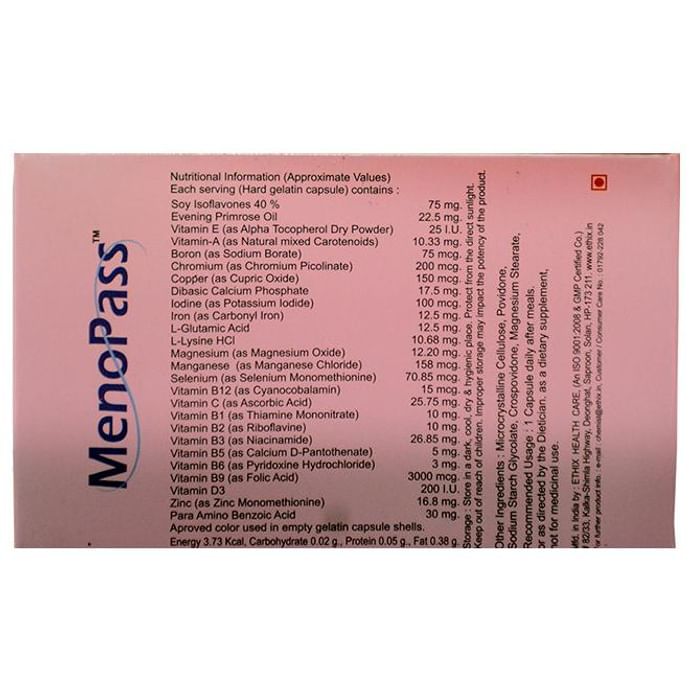 MenoPass Capsule