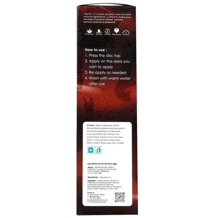 Meowwlicious Moist Lubricant Jelly Chocolate