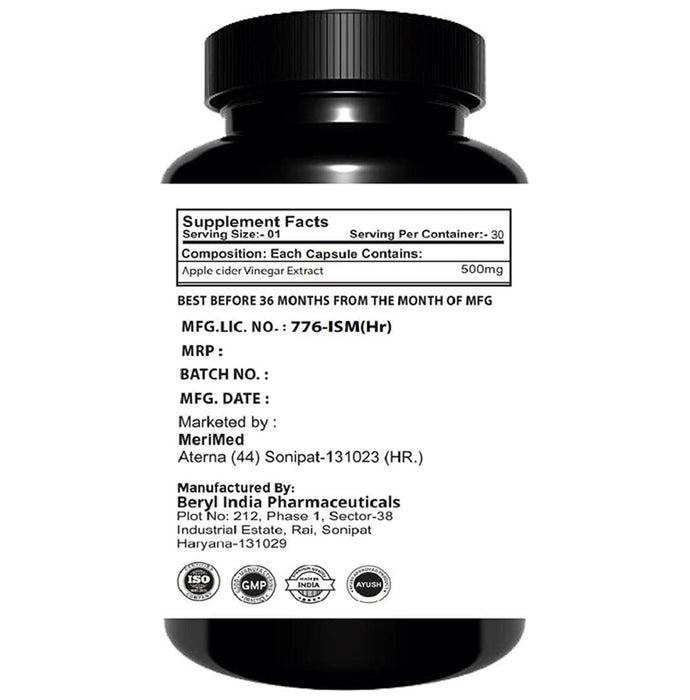 Merimed Apple Cider Vinegar Capsule