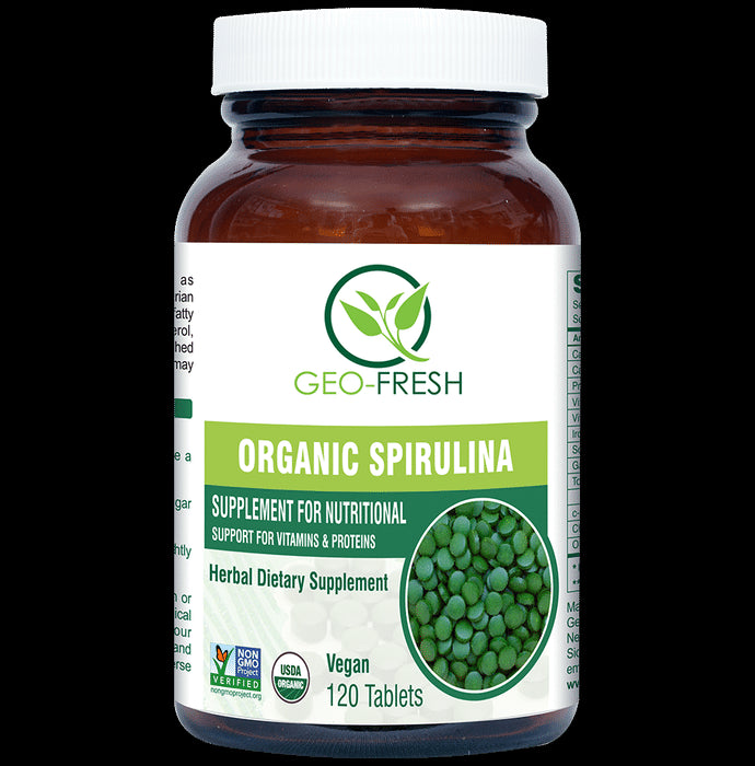 Geo Fresh Organic Spirulina 500mg Tablet - Classic Derma
