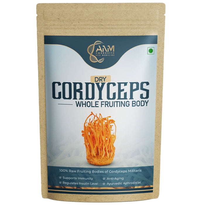 Ambrosiya Dry Cordyceps Whole Fruiting Body - Classic Derma