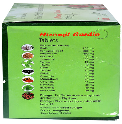 Metabolic Life Sciences Combo Pack of Hicomit Cardio Tablet (10) & Hicomit Gold Tablet (10)