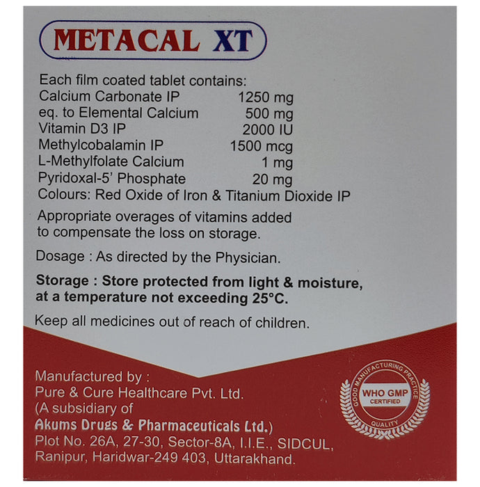 Metacal XT Tablet