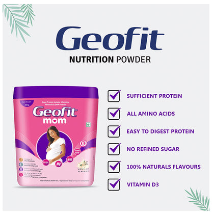 Geofit Mom Powder for Pregnant Women Vanilla