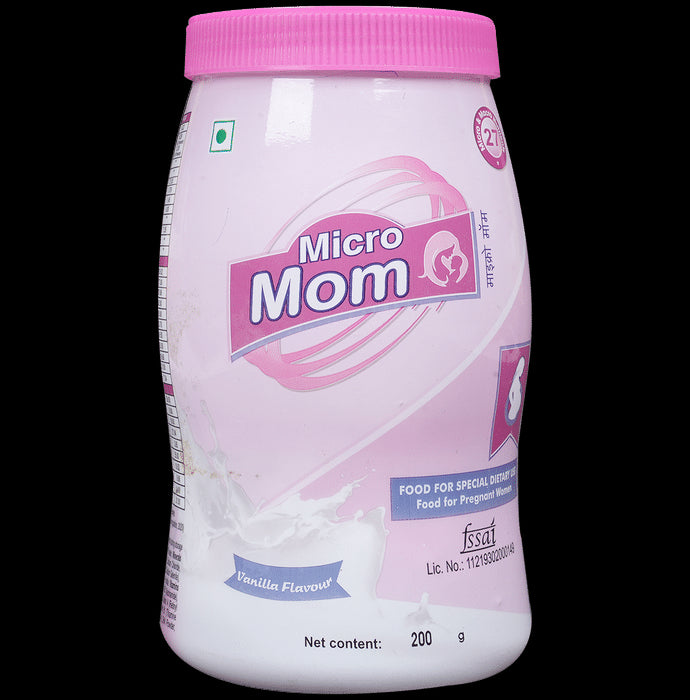 Micromom Powder for Nutritional Support During Pregnancy and Lactation | Flavour Vanilla - Classic Derma