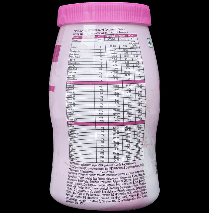 Micromom Powder for Nutritional Support During Pregnancy and Lactation | Flavour Vanilla