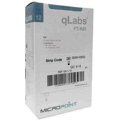 Micropoint qLabs PT-INR Test Strip - Classic Derma