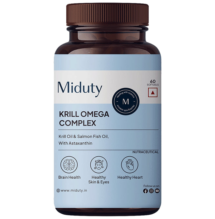 Miduty Krill Omega Complex Softgels - Classic Derma