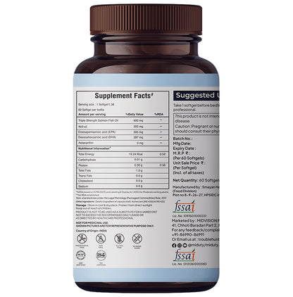 Miduty Krill Omega Complex Softgels