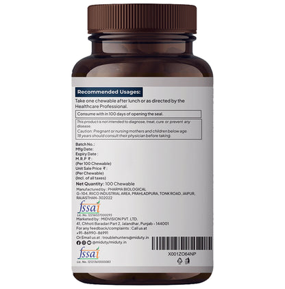 Miduty Methyl B-12 & Folate Chewables