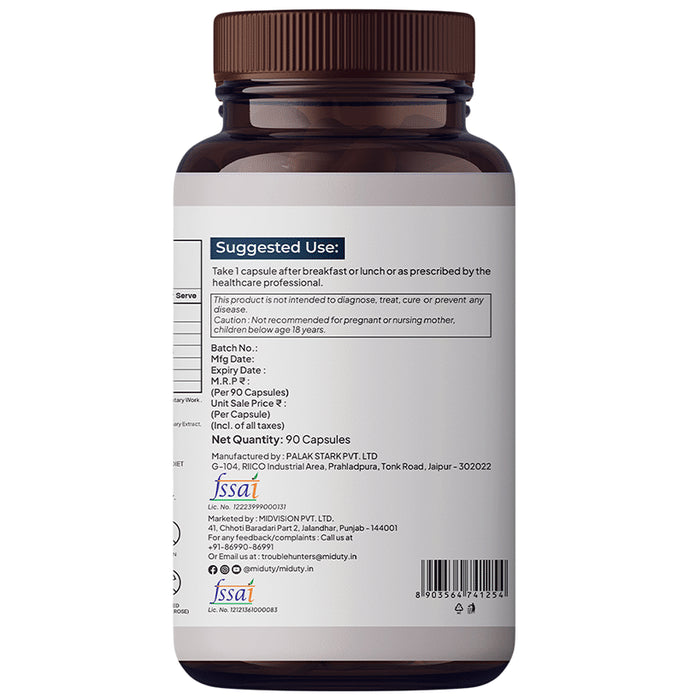 Miduty Patented Lipsomal Vitamin C Capsule