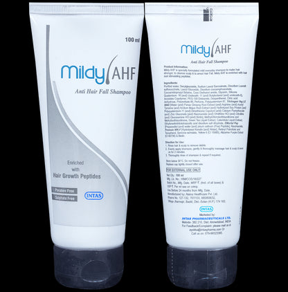 Mildy AHF Anti Hair Fall Shampoo with Hair Growth Peptides | Paraben & Sulphate-Free Shampoo - Classic Derma