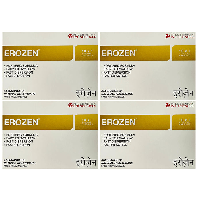Millennium Herbal Care Erozen Softgel Capsule (10 Each) | Supports Men's Health - Classic Derma