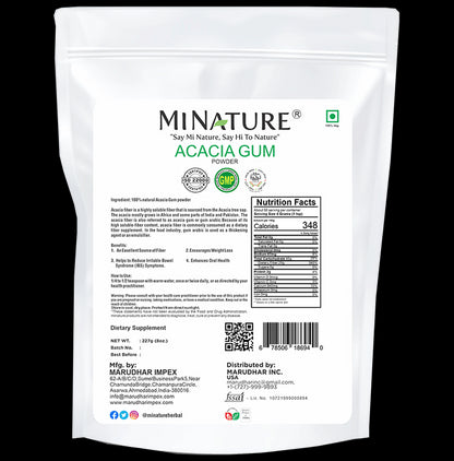 Minature Acacia Gum Powder