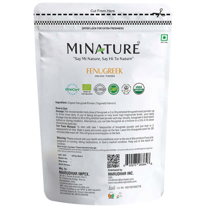 Minature Fenugreek Organic Powder