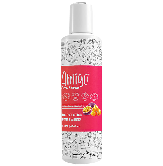 Amigo Seabuckthorn and Passion Fruit Body Lotion for Tweens - Classic Derma