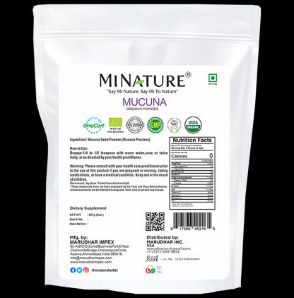 Minature Mucuna Organic Powder