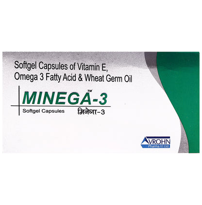 Minega 3 Softgel Capsule - Classic Derma