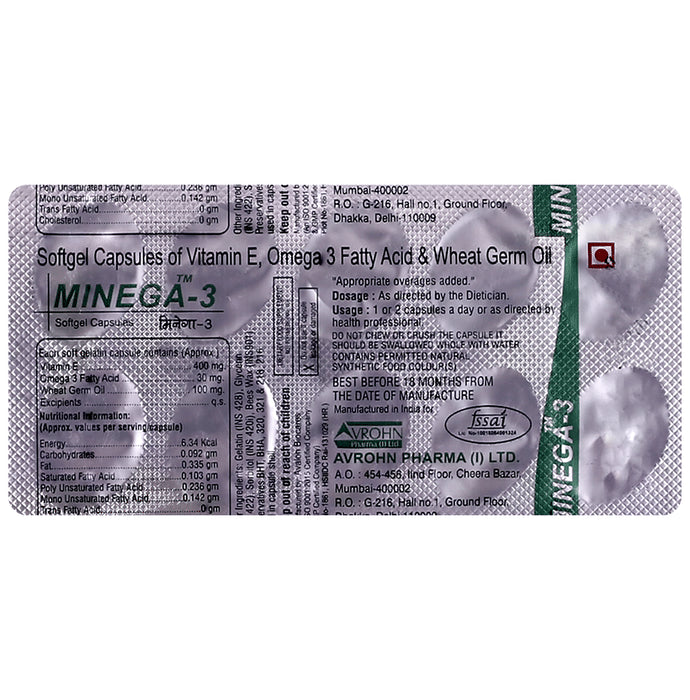 Minega 3 Softgel Capsule