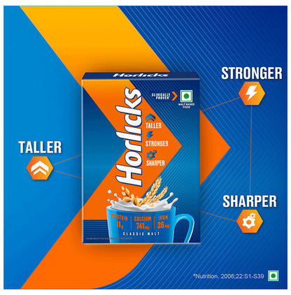 Horlicks Powder with Zinc, Vitamin C & D Flavour Classic Malt