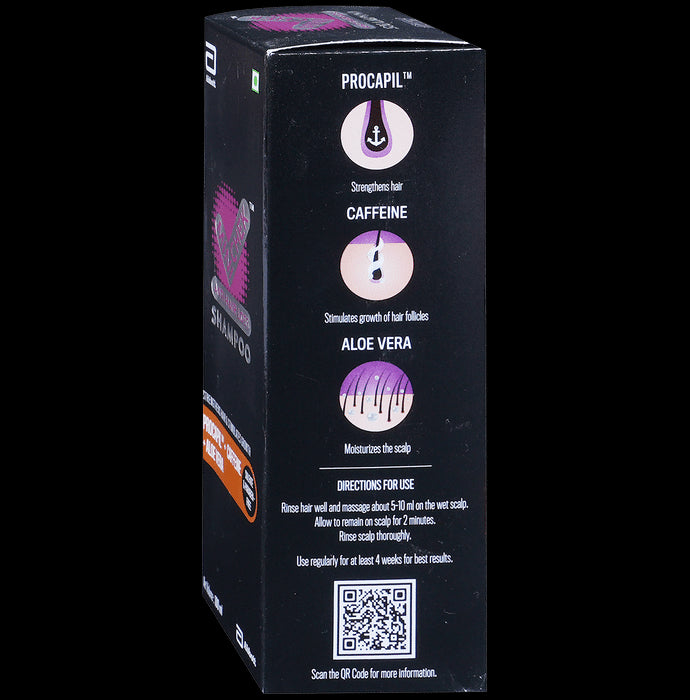 Minichek Anti Hair Loss Shampoo with Procapil, Caffeine & Aloe Vera | Sulphate & Paraben Free
