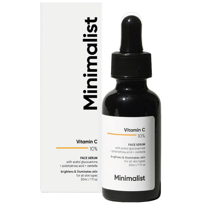 Minimalist 10% Vitamin C Face Serum | Brightens Skin - Classic Derma