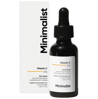 Minimalist 10% Vitamin C Face Serum | Brightens Skin - Classic Derma