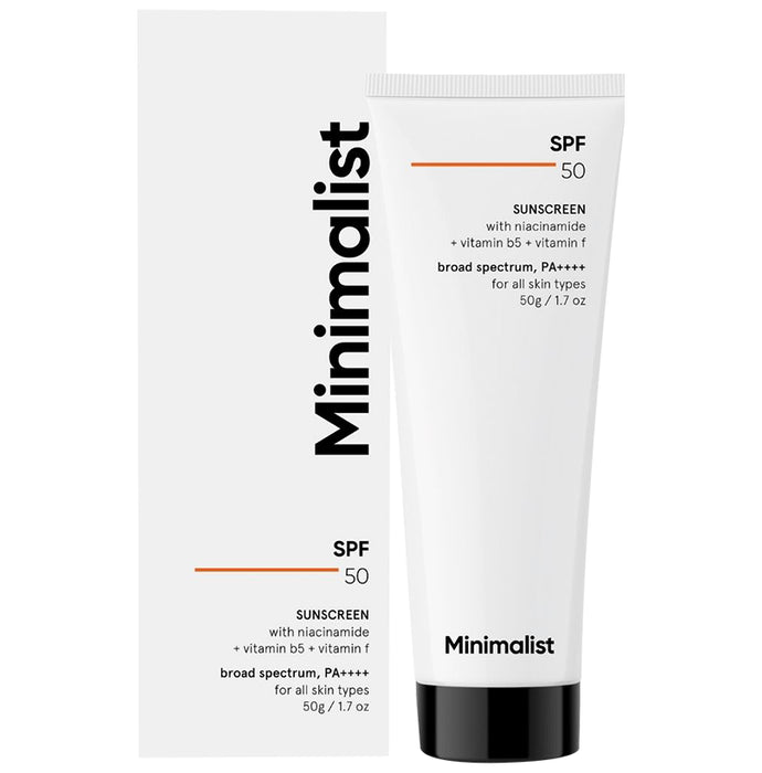 Minimalist SPF 50 PA++++ Sunscreen | No Whitecast and Contains Multi Vitamins - Classic Derma