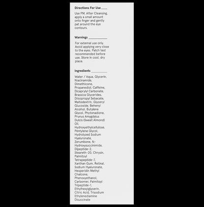 Minimalist Vitamin K + Retinal 01% Eye Cream