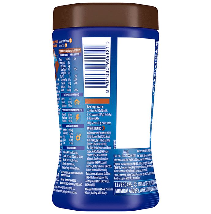Horlicks Nutrition Drink with Vitamin C, D & Zinc | For Bones & Metabolism | Flavour Chocolate Delight