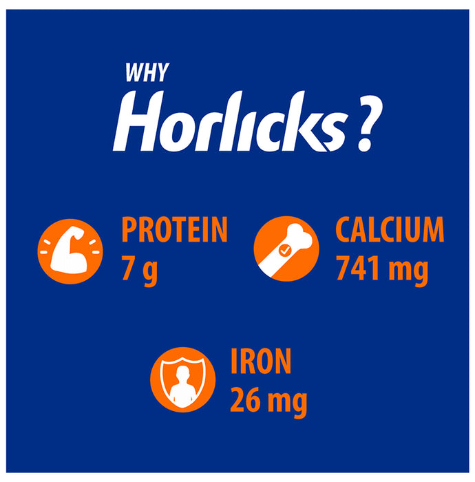 Horlicks Nutrition Drink with Vitamin C, D & Zinc | For Bones & Metabolism | Flavour Chocolate Delight